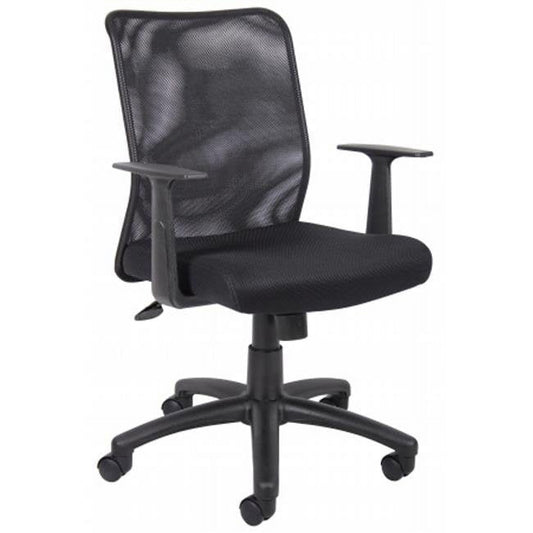 Budget Mesh Task Chair With T-Arms