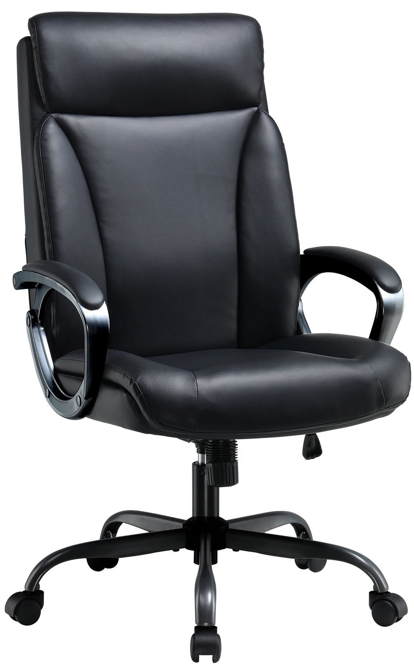 COMHOMA Executive Office Chair Thick Leather Office Chair, Ergonomic Computer Desk Chair Comfy for Home Office