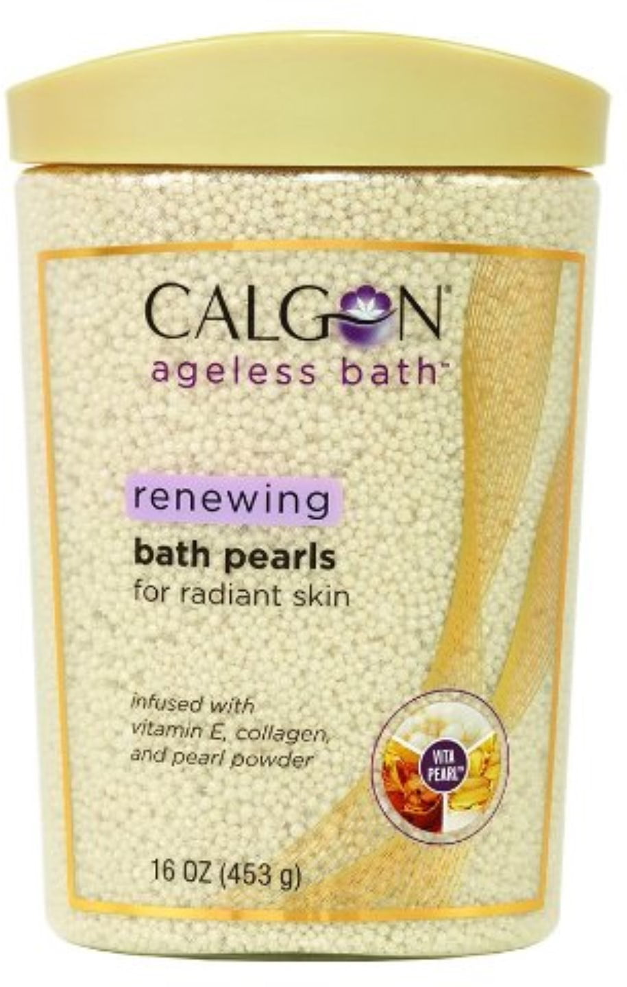 Calgon Ageless Bath Pearls, 16 oz (Pack of 2)