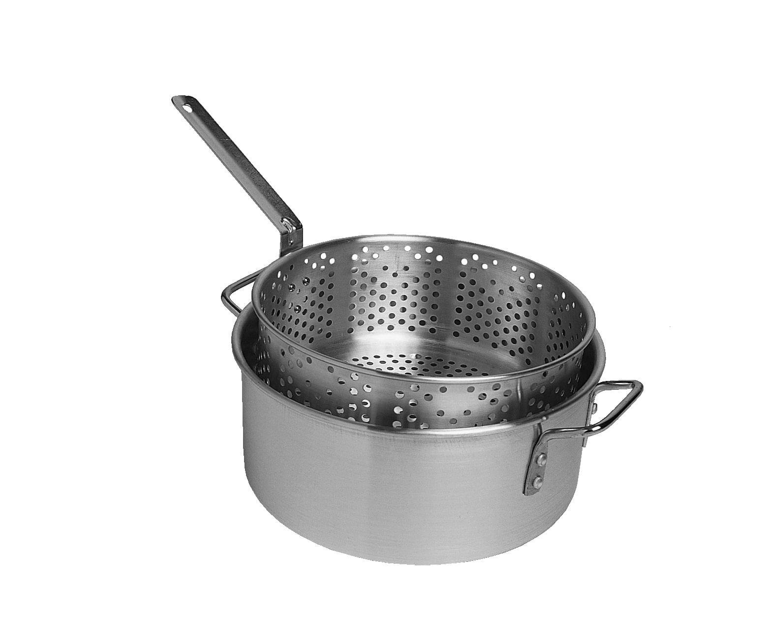 Camp Chef 10.5 qt 2-Piece Aluminum Fry and Steam Pot Set - DP10