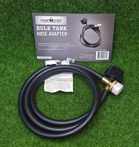 Camp Chef Bult Tank Hose Adapter, Black