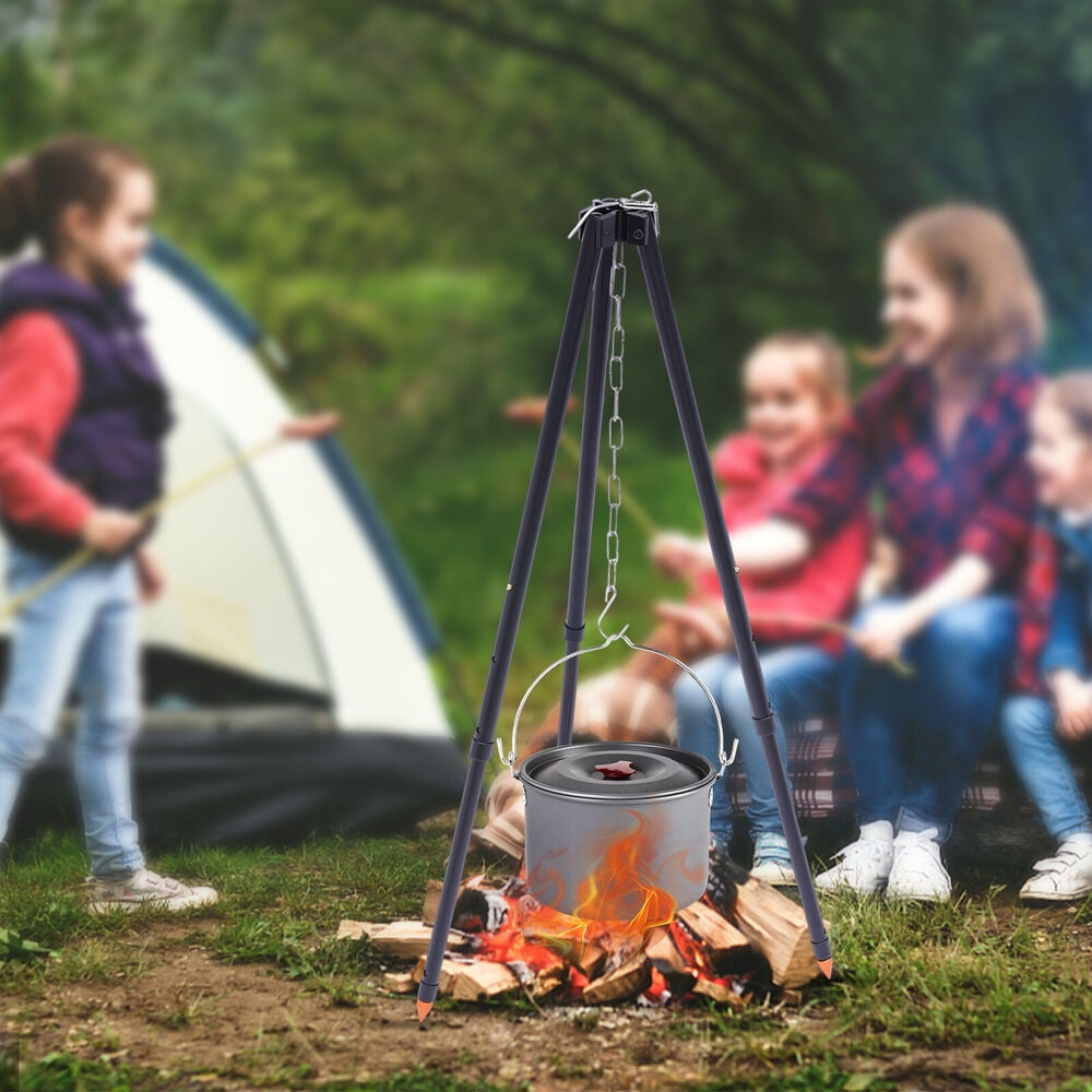 Camping Tripod Outdoor Cooking Tripod Dutch Oven Tripod Campfire Grill Stand