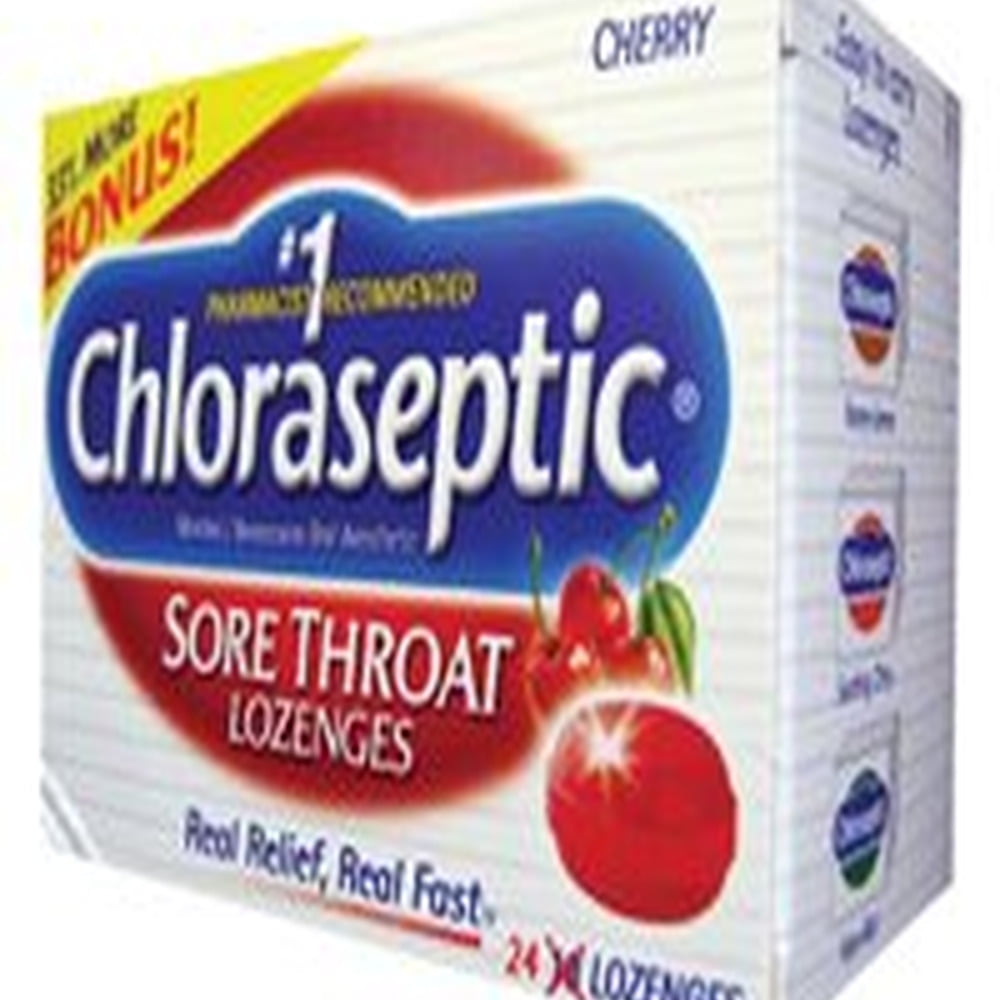 Chloraseptic Sore Throat Lozenges Cherry (Pack of 4)