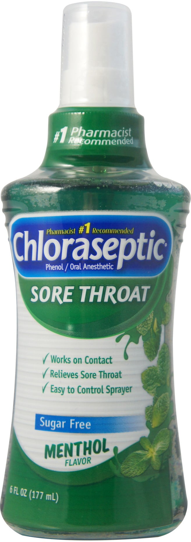 Chloraseptic Sore Throat Spray, Menthol 6 oz (Pack of 6)