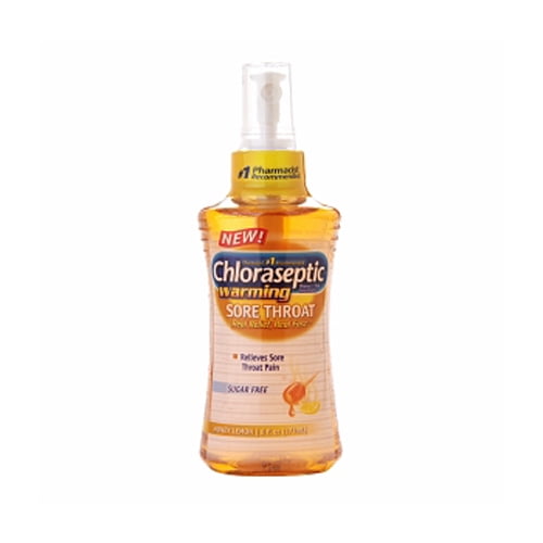 Chloraseptic Warming Sore Throat Spray, Honey Lemon - 6 Oz, 3 Pack