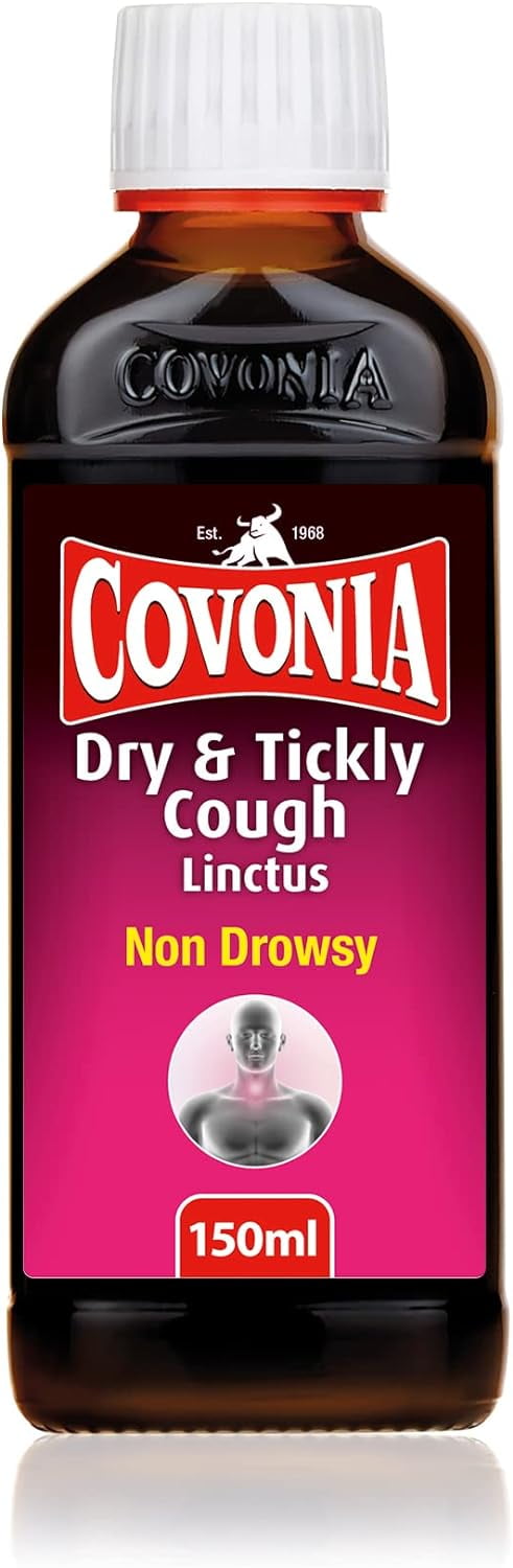 Covonia Dry & Tickly Cough Linctus Mixture Syrup, 150ml