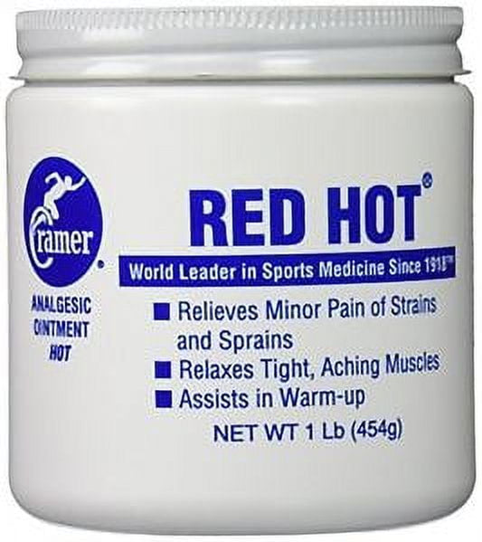 Cramer Red Hot Ointment, Muscle & Joint Pain Relief, 1 Pound Jar