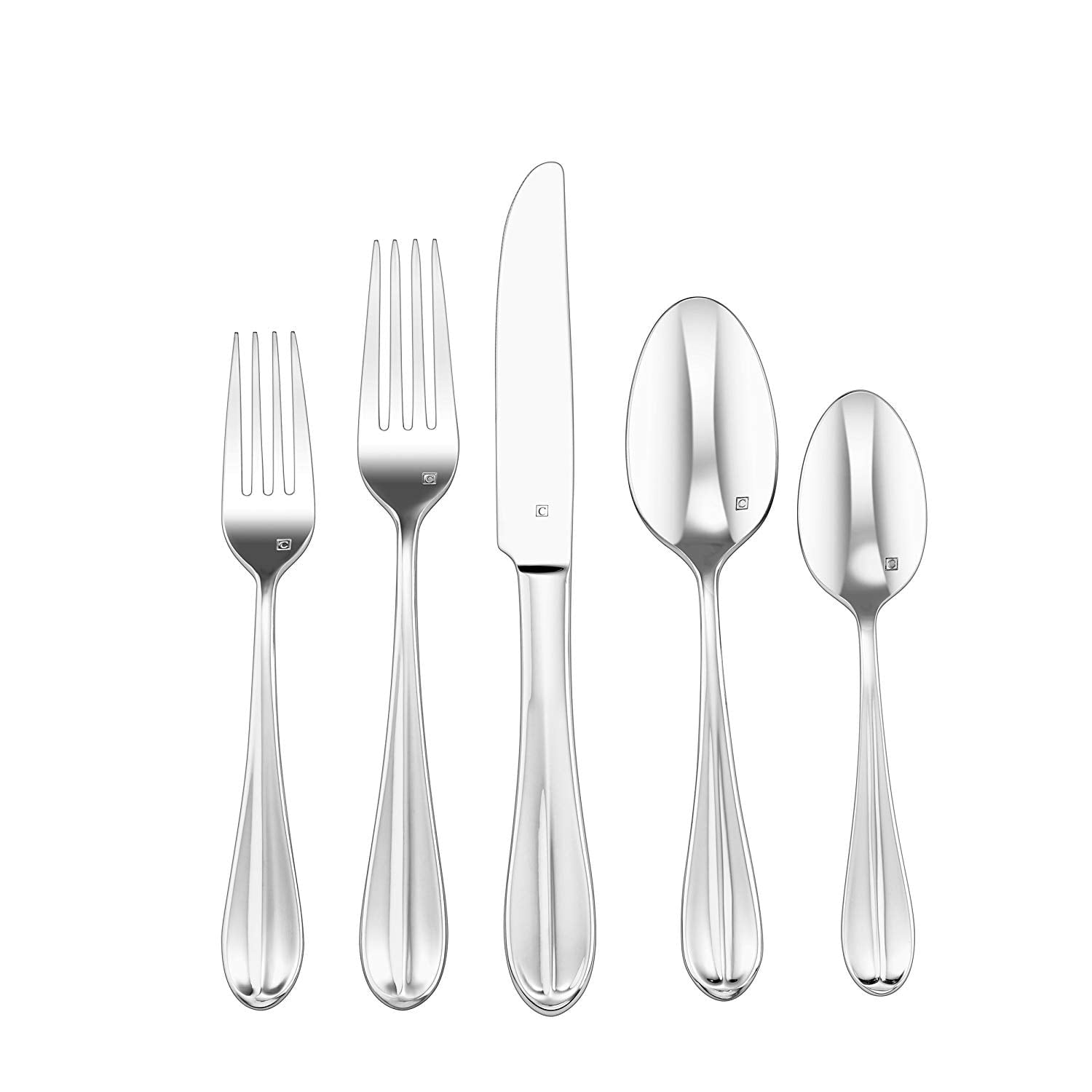 Cuisinart Verona 20 Piece Flatware Set, Stainless Steel