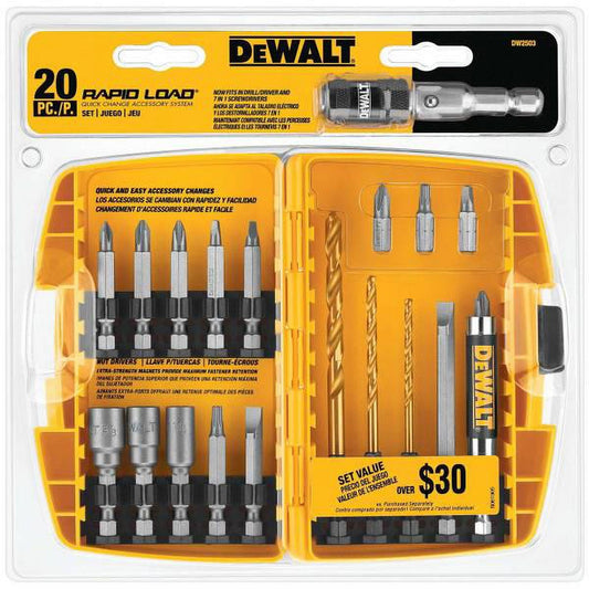 DEWALT 20-Piece Rapid Load Set with ToughCase+