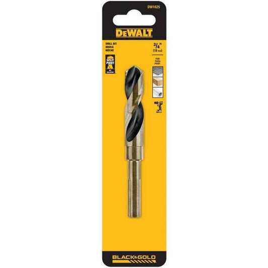 DEWALT 9/16" High Speed Steel Drill Bit Size: 3/4"