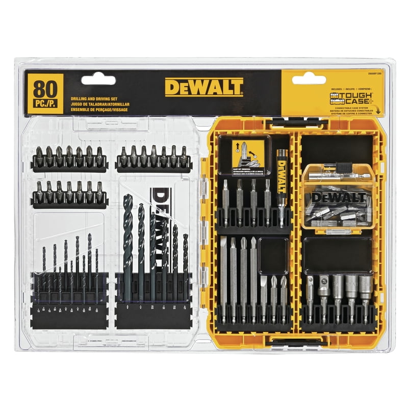 Dewalt 80 Pc. Drill/driver Accessory Set W/ Case