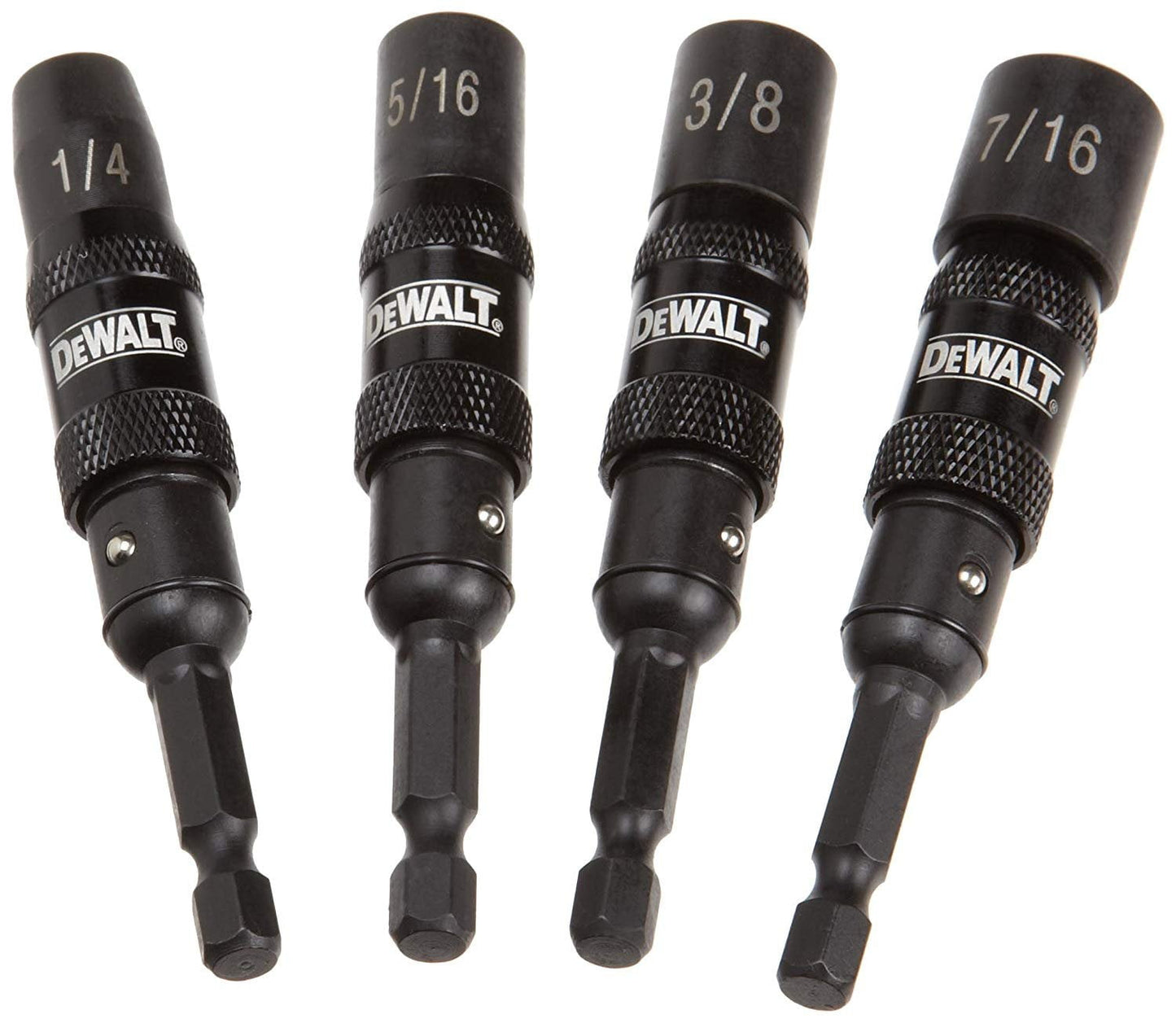 DEWALT DWPVTDRV 4-Piece IMpact Ready Magnetic Nut Driver Set