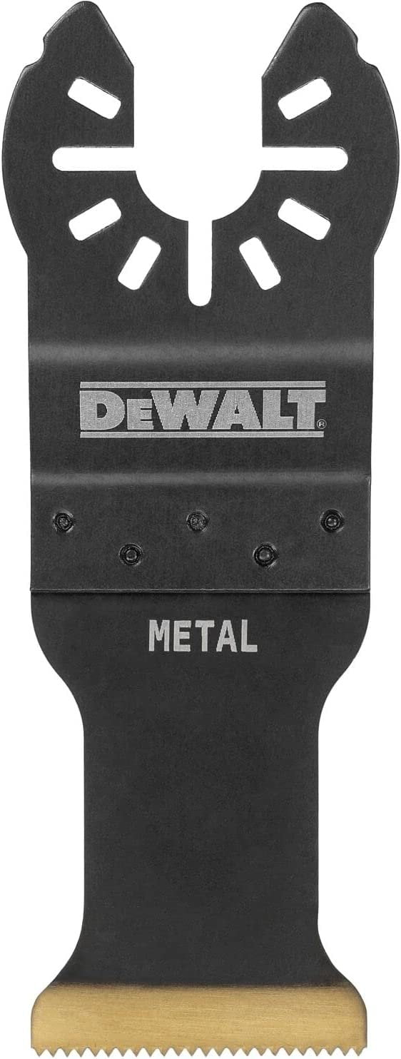 DEWALT Oscillating Tool Blade, Titanium Nitride Coated, Metal Cutting DWA4209 , Black