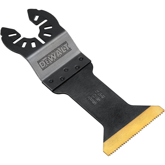 DEWALT Oscillating Tool Blade for Wood with Nails, Wide, Titanium (DWA4204)