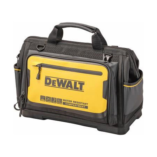 DEWALT Tool Bag, Water Resistant, Hard Bottom, 16-inch, Professional Tool Tote (DWST560103)