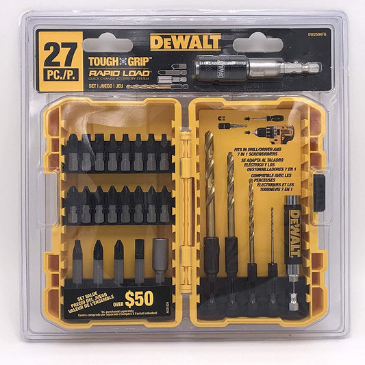 DEWALT Tough Grip Rapid Load 27-Pack Screwdriver Bit