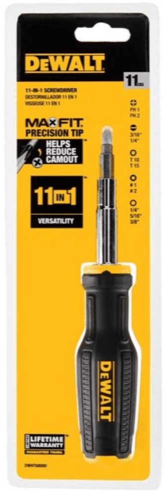 DeWALT DWHT68000 DeWalt DWHT68000 MaxFit 11-in- Multi Bit Screwdriver