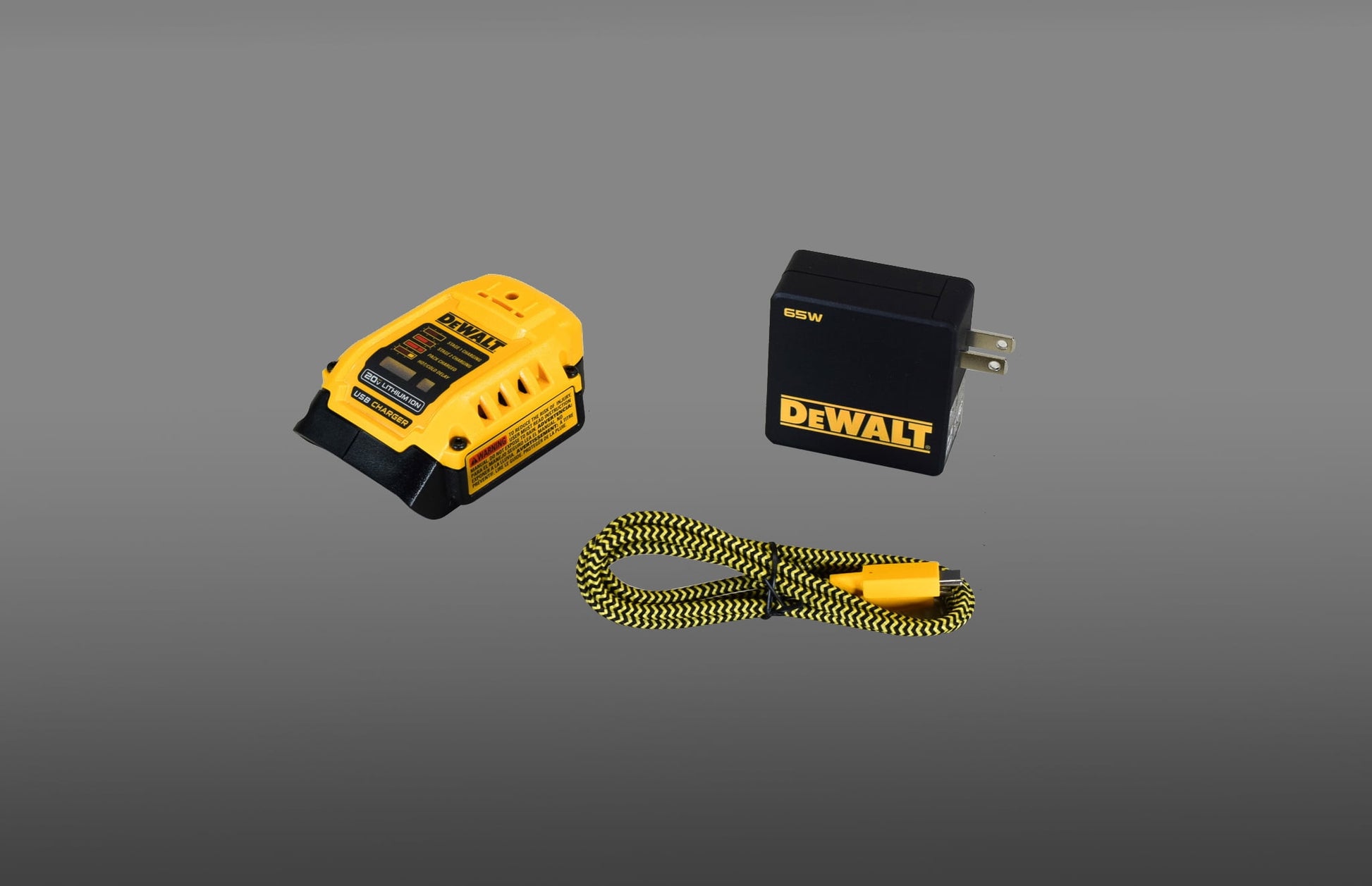 DeWalt DCB094K 20V Charger and USBC Adaptor Kit