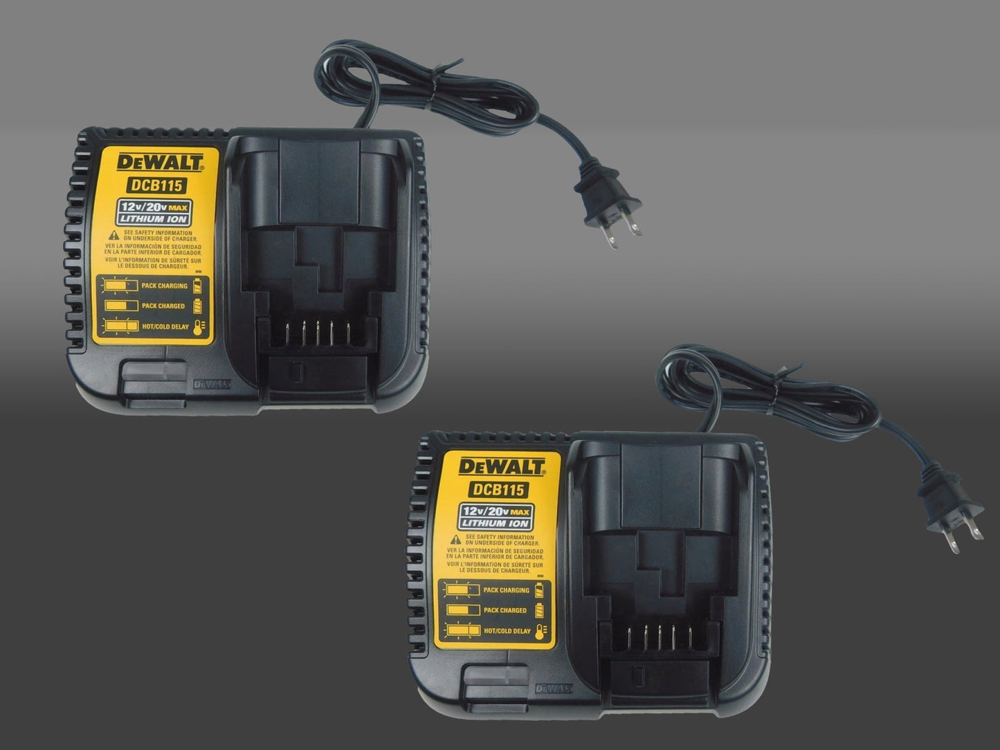 DeWalt DCB115 Charger 2 pack