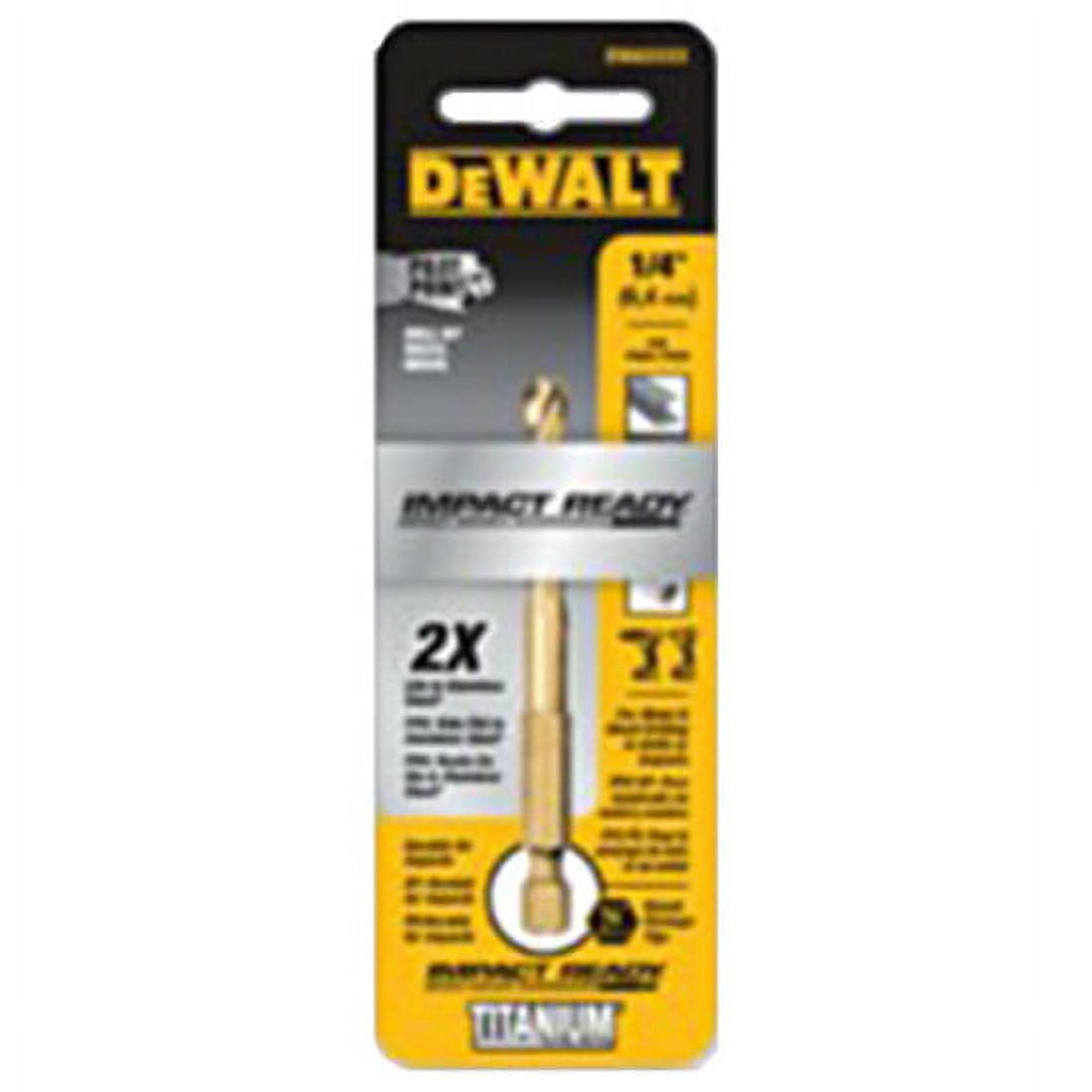 DeWalt DD5118 Impact Ready Titanium Drill Bit, 9/32", Each