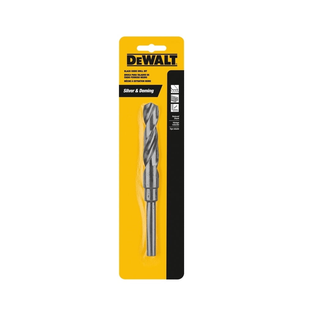 DeWalt DW1623 Split Point Twist Drill Bit, High Speed Steel, 11/16 Inch, Each