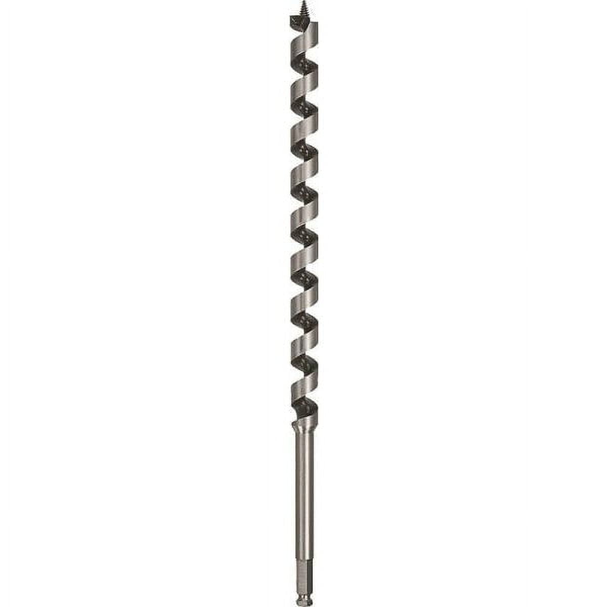 DeWalt DW1692 Long Power Ship Auger Bit w/ Dual Cutting Edge, 1-1/2", 17" Length, Each