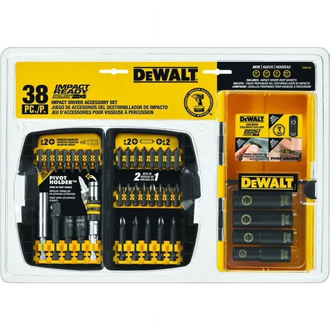 DeWalt DW2169 38 Piece Impact Driver Accessories Kit, Each