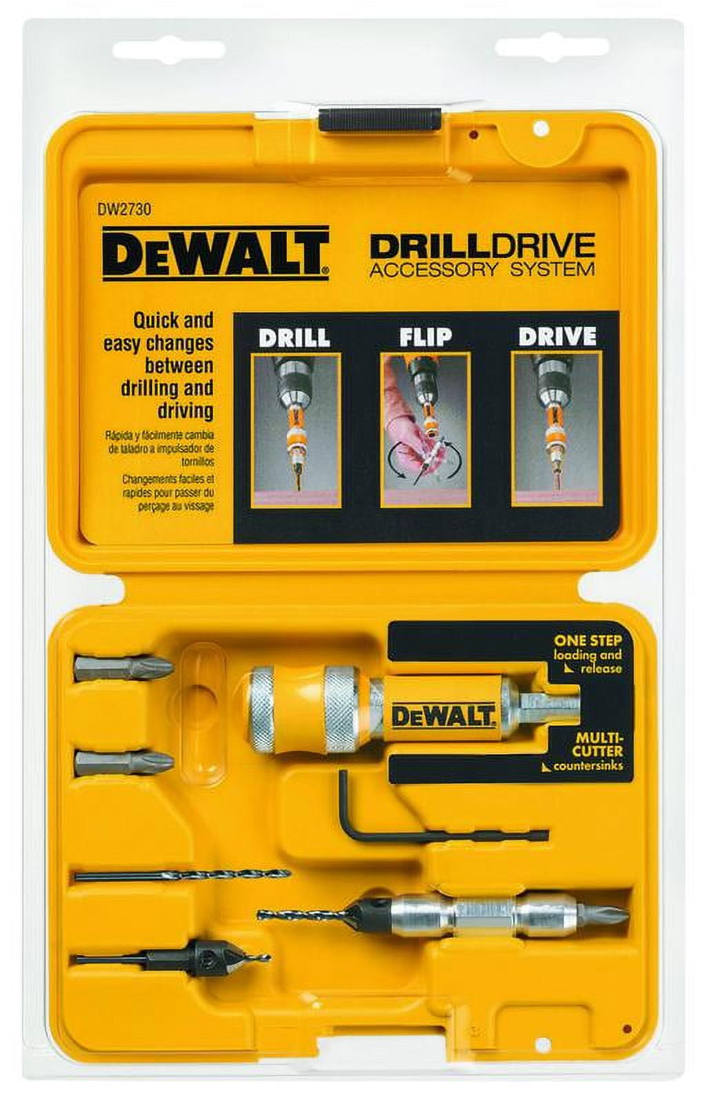 DeWalt DW2730 8 Piece Quick Change Drill And Drive Set, 1 Each