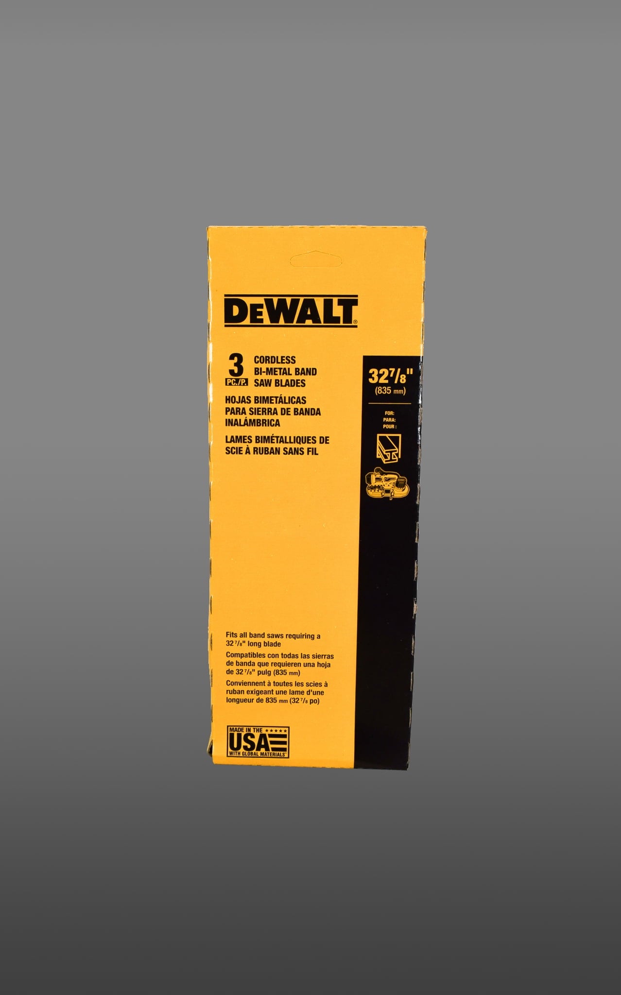 DeWalt DW3983C 32-7/8" 18 TPI Bi Metal Portable Bandsaw Blade