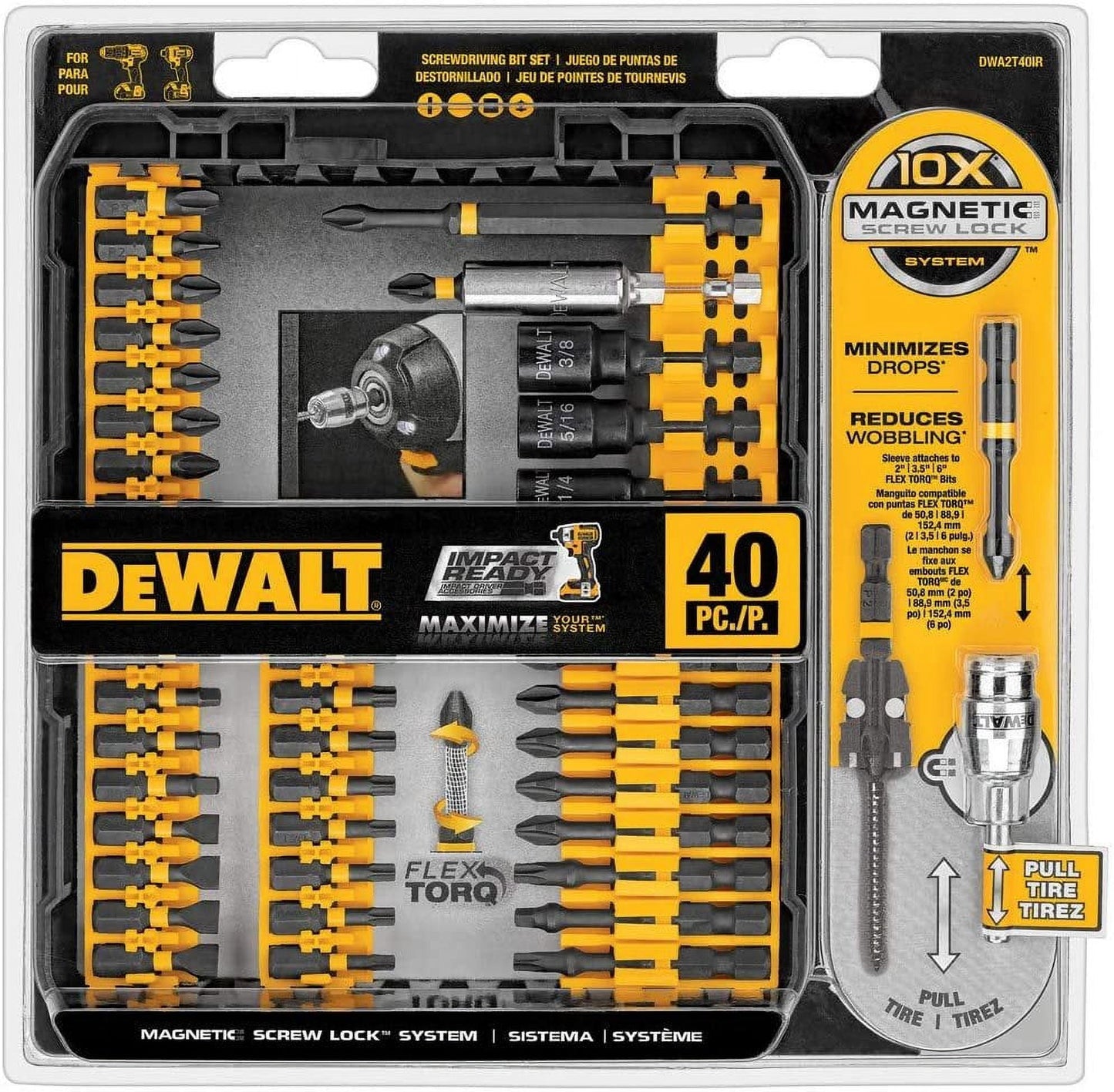 DeWalt DWA2T40IR 40 Piece Impact Ready Screwdriving Set