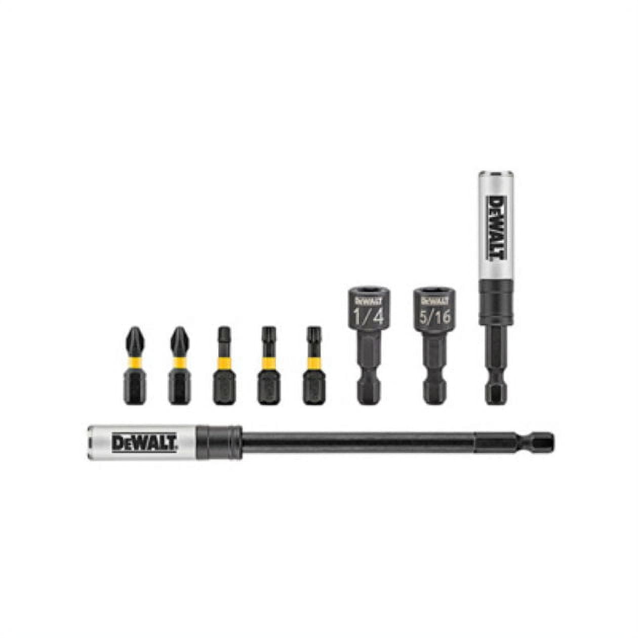 DeWalt DWAFTAS-9 FlexTorq Impact Driver Bit Set, 9-Piece, Each