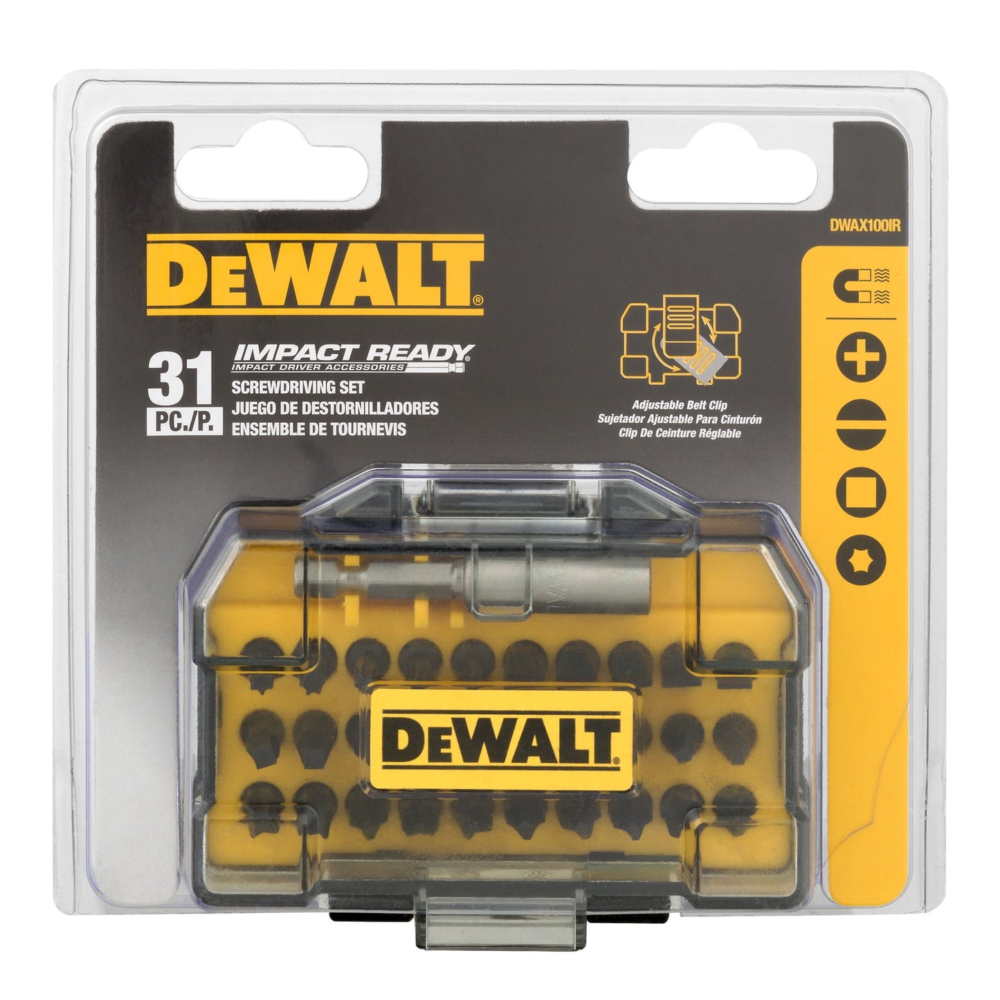 DeWalt Screwdriving Set - 31 PC, 31.0 PIECE(S)