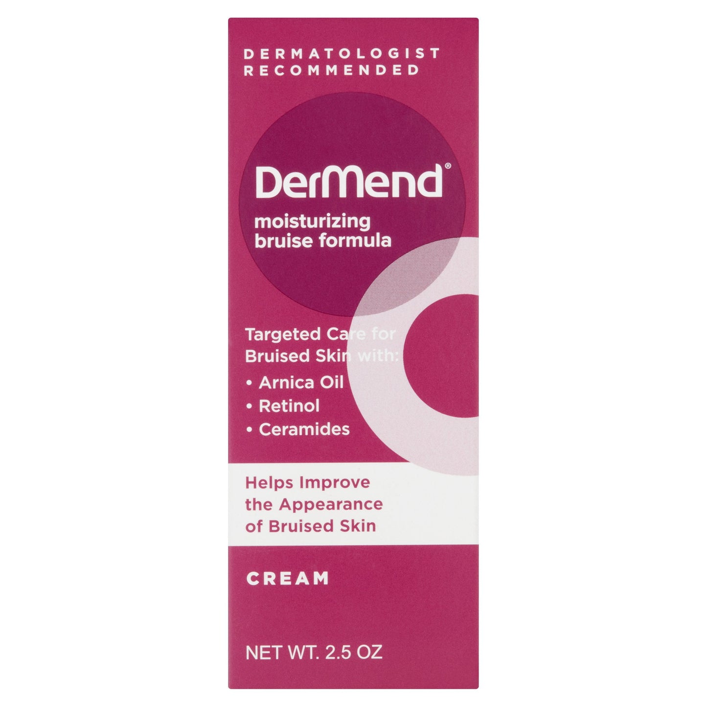 DerMend Moisturizing Bruise Formula Cream, 2.5 oz