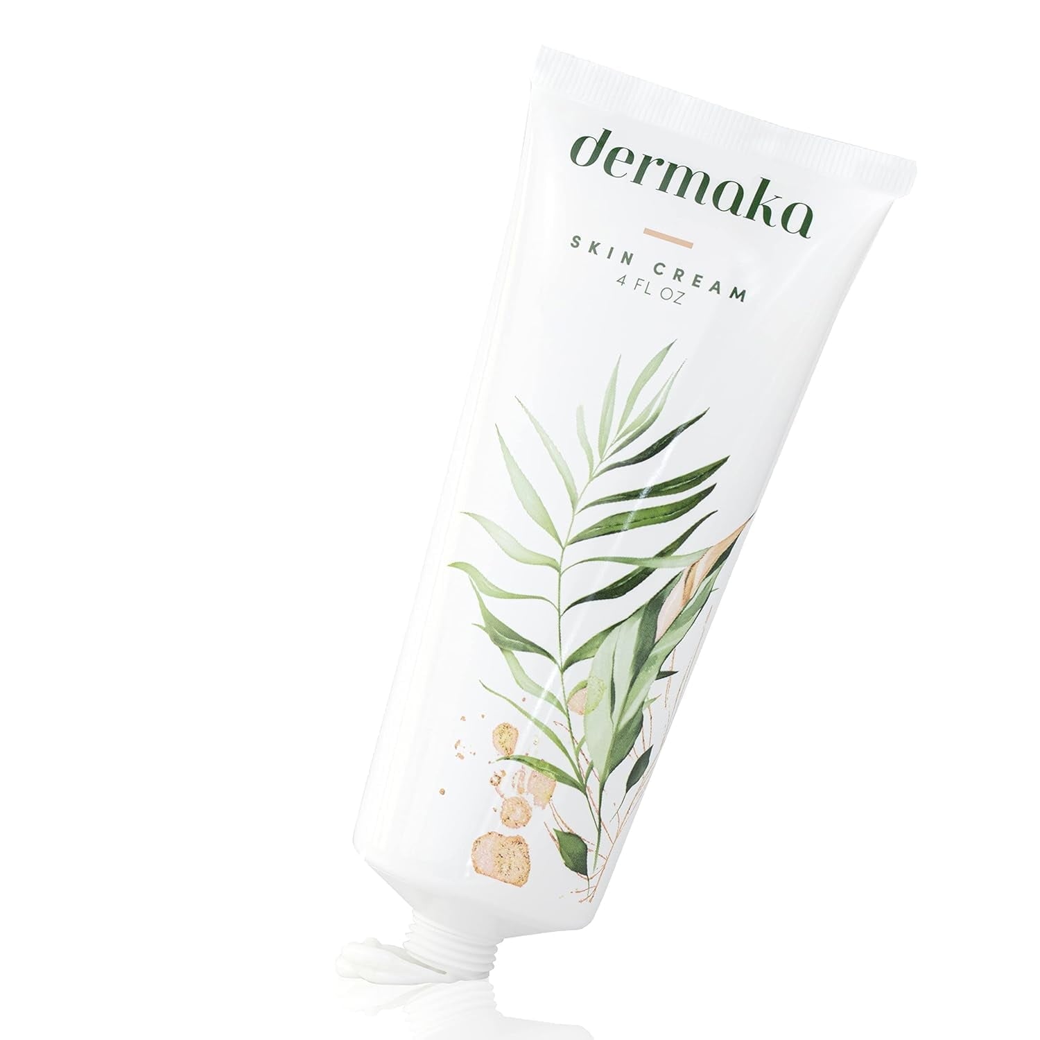 Dermaka All Natural Skin Care Cream for Uneven Skin Tones 4oz Tube - Plant-Based with Vitamin A and Arnica Montana. Minimizes Bruising, Redness, Discoloration. Useful for many skin