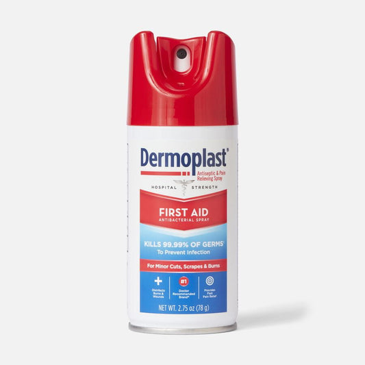 Dermoplast Antibacterial Pain Relieving Spray 2.75 oz (Pack of 2)