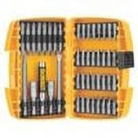 Dewalt 45-Piece Screwdriver Bit Set, 1/4 in Hex Shank Size - DW2166