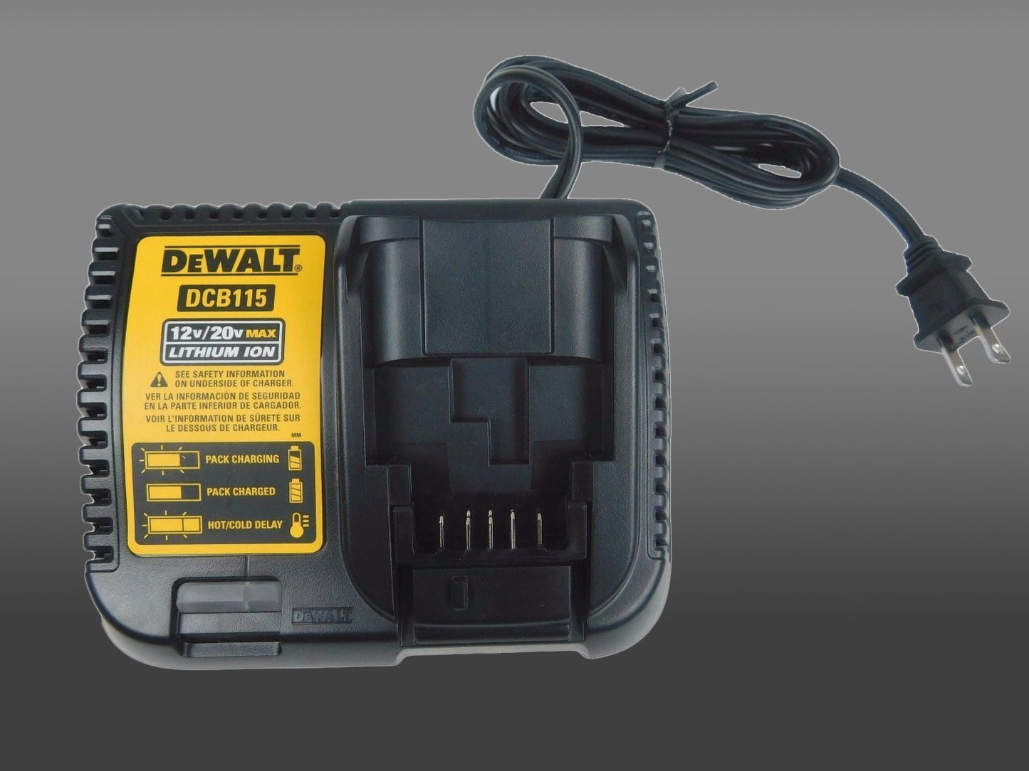 Dewalt DCB115 12V/20V Max Lithium-Ion Rapid Slide-Style Battery Charger