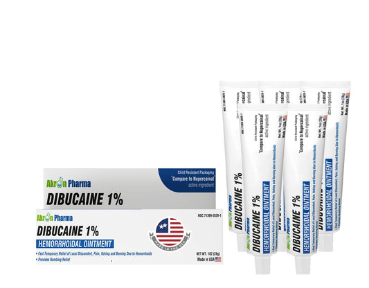 Dibucaine 1% Hemorrhoidal Ointment 1 oz. (28 gm) (5 Pack)