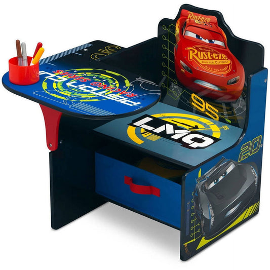 Disney Pixar Cars Chair Desk with Storage Bin by Delta Children, Greenguard Gold Certified