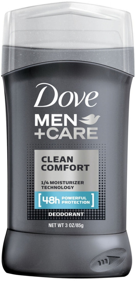 Dove Men+Care Deodorant Stick Clean Comfort 3 oz (Pack of 3)