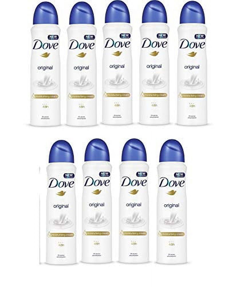 Dove Original Aerosol Spray Deodorant & Anti-Perspirant 150ML / 5.07 Oz,(9 Pack)