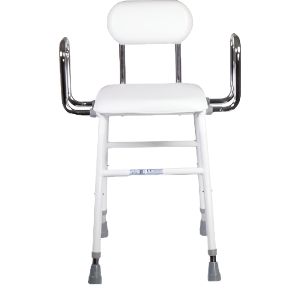 Drive Medical All-Purpose Kitchen Stool w/ Adjustable Arms and Padded Seat