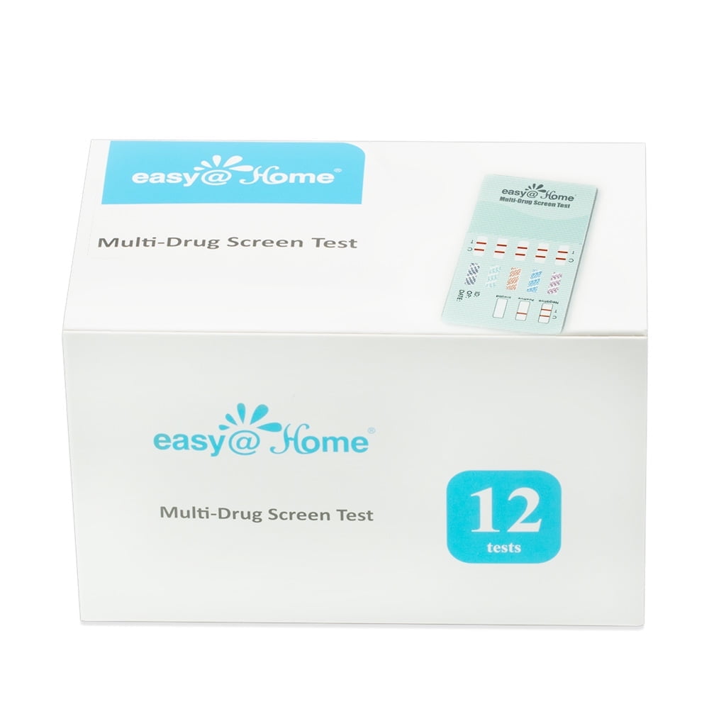 Easy@Home 12 Pack Easy@Home 5 Panel Instant Urine Drug Test - Marijuana (THC),Cocaine (COC),Opiate (OPI 2000),Benzodiazepines (BZO), Amphetamine (AMP) -#EDOAP-754