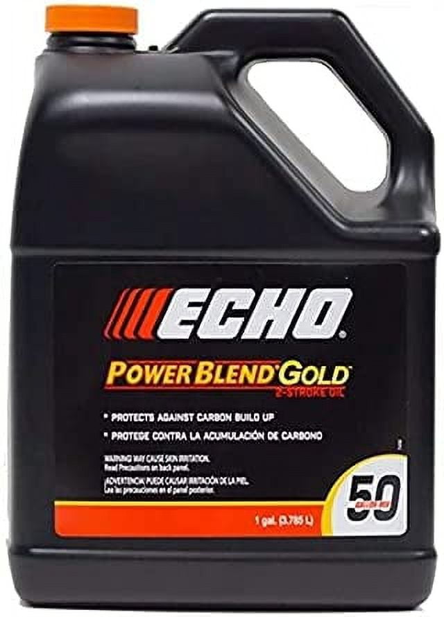 Echo PowerBlend Gold 2-Stroke Engine Oil 1 Gallon Bottle 50:1 Mix for 50 Gallons 6450050S