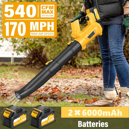 Electric Weed Eater, Grass Trimmer Cordless Electric W/2 Batteries, Battery Weed Wacker, Electric Trimmer for Lawn, Lawn Trimmer Cordless, Garden Trimming Tool