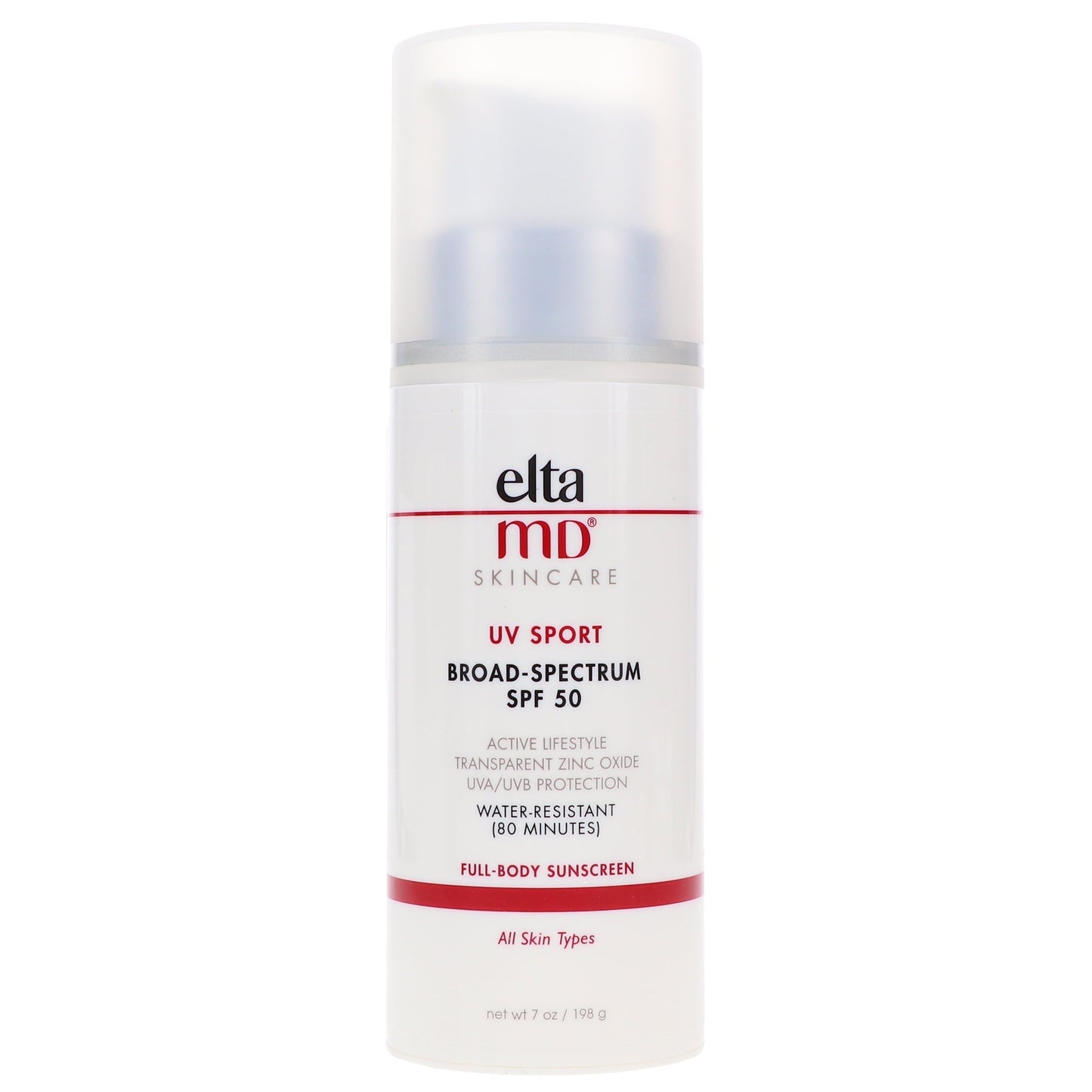 Elta MD UV Sport SPF 50 Broad Spectrum Water Resistant Sunscreen 7 oz