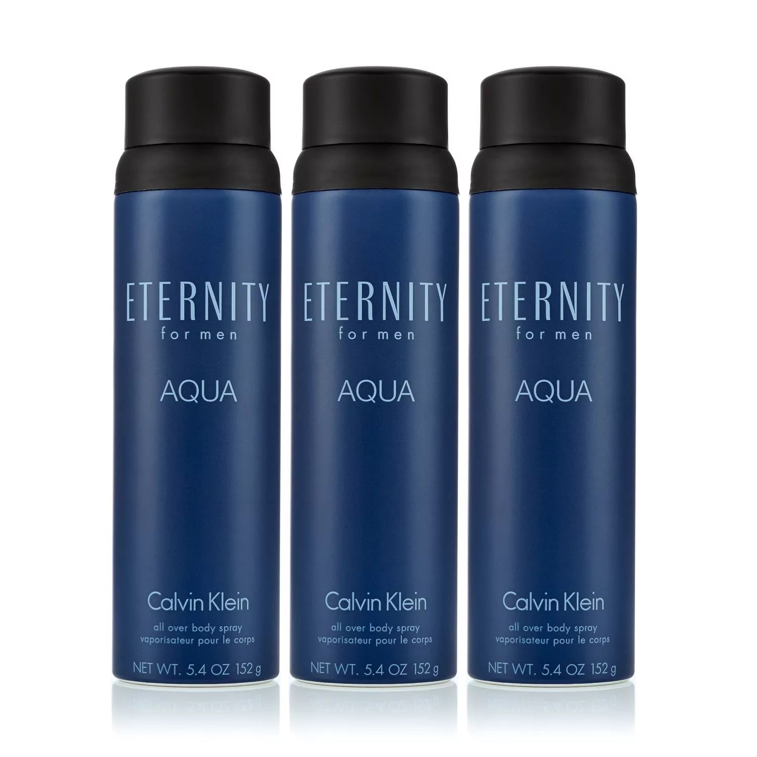 Calvin Klein Eternity Aqua for Men 3 Pack Body Spray 5.4 oz. 3 Pack.