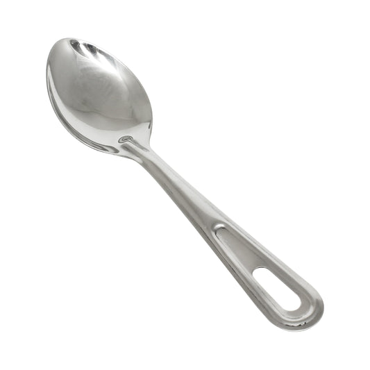 Excellante 11" solid basting spoon, stainless steel handle, comes in each