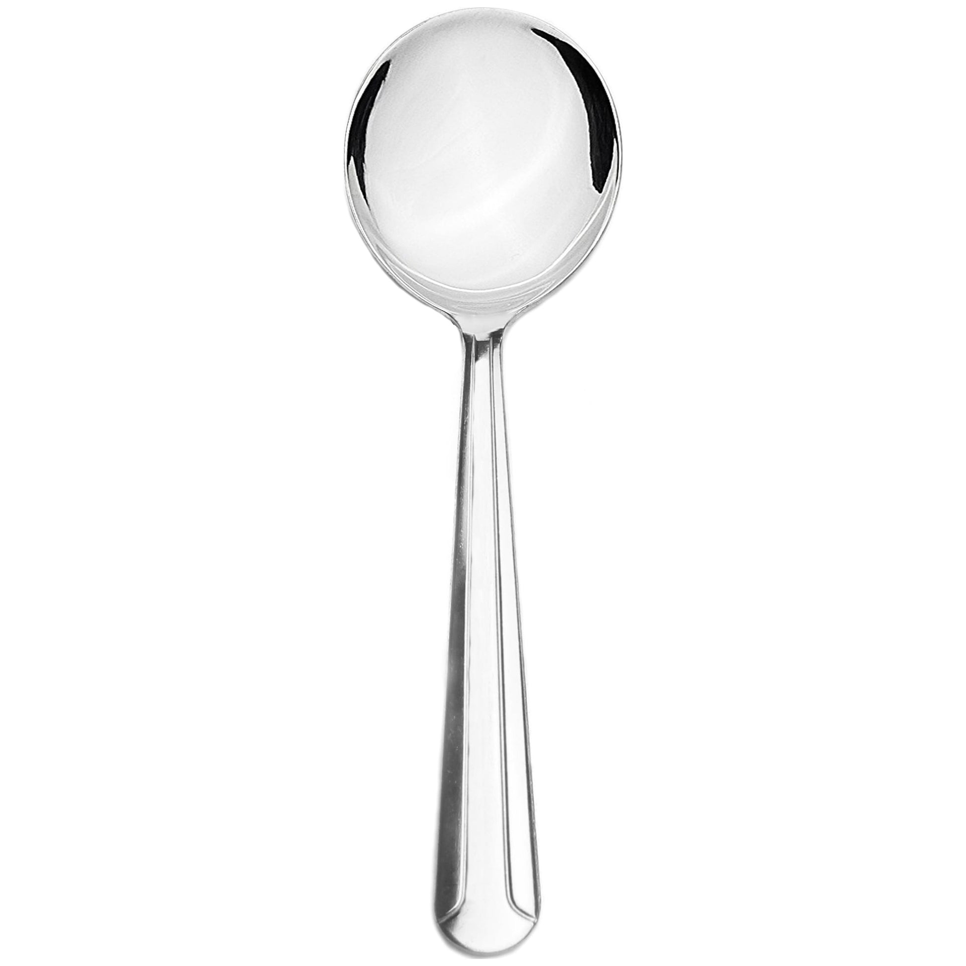 Excellante Flatware-Domilion medium weight 18/0 from 1.5 mm stainless steel bouillon spoon, comes in dozen