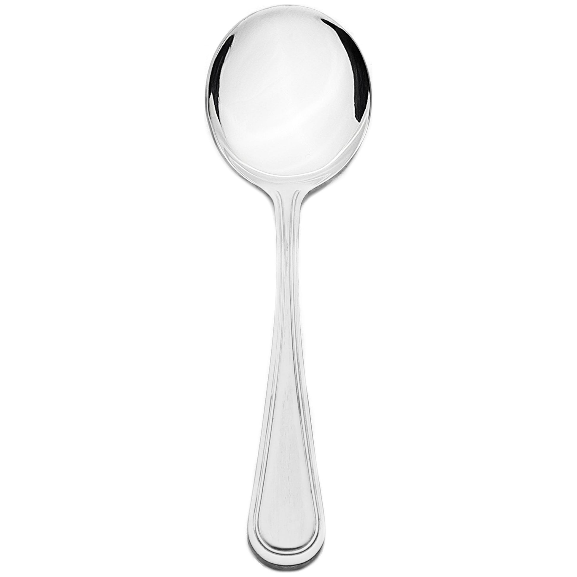 Excellante Flatware-Legend stainless steel bouillon spoon, comes in dozen